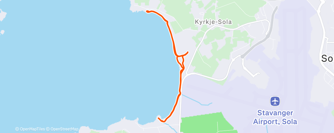 Map of the activity, Liten gåtur