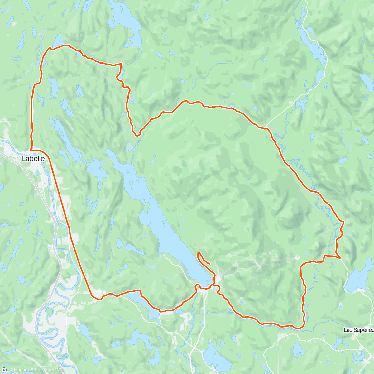Map of the activity, Gravel ride in the park : a bit early