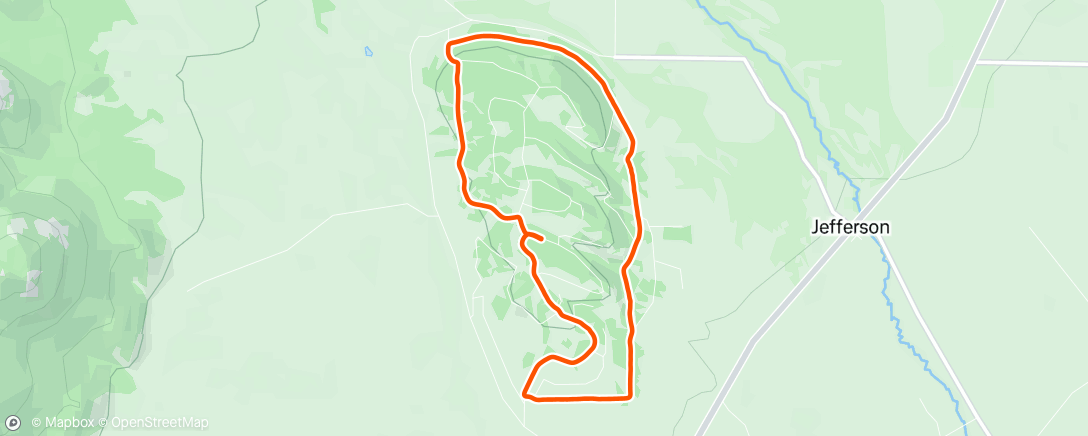 Map of the activity, Afternoon Walk