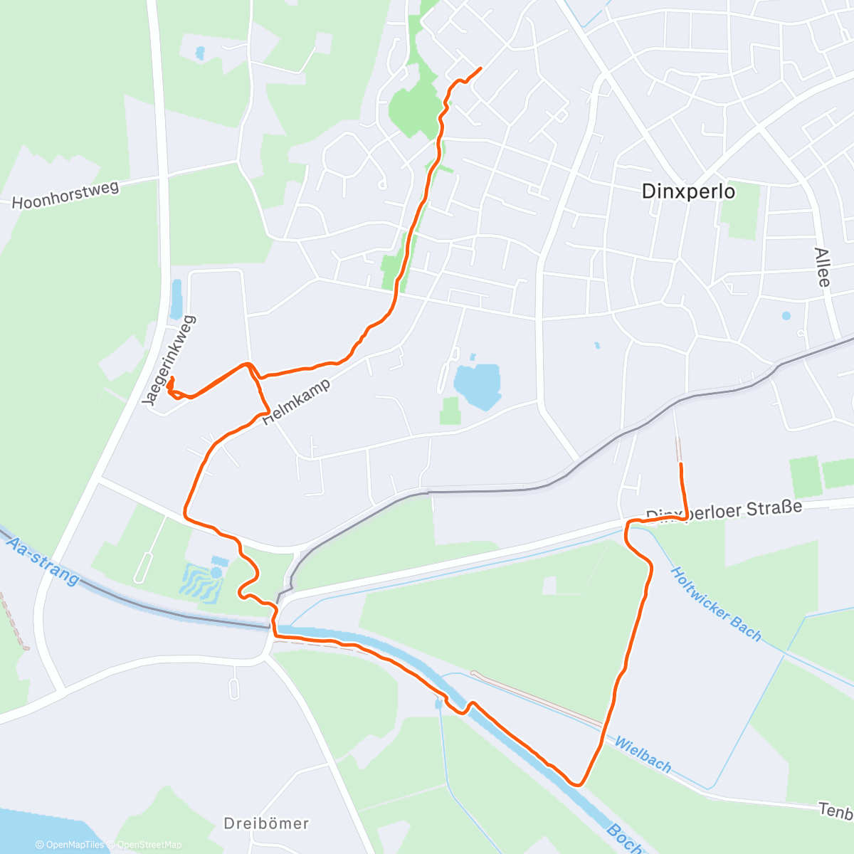 Map of the activity, Nog ŉ boodschappen rondje voor kerst 🥾