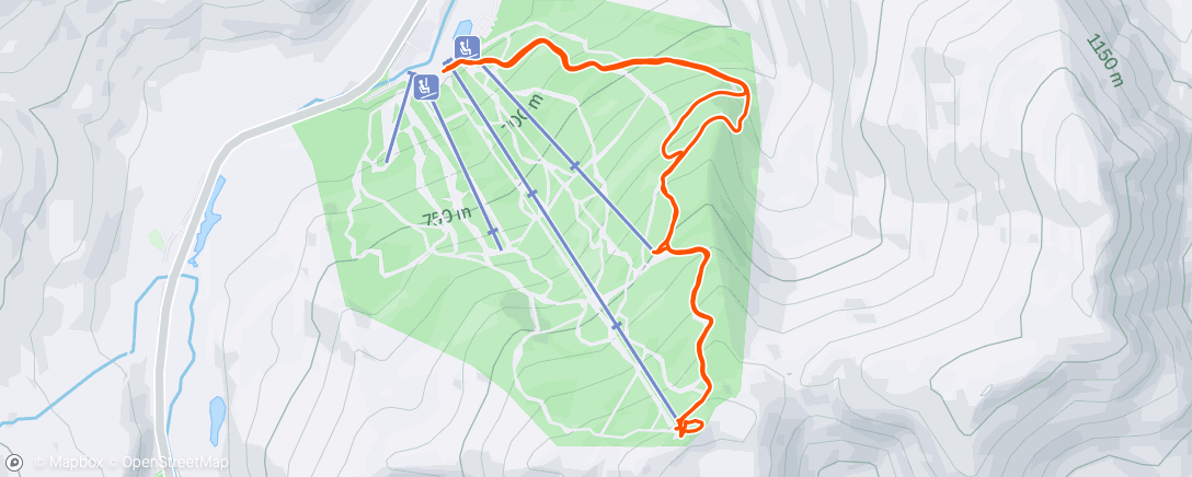 Map of the activity, Wildcat D