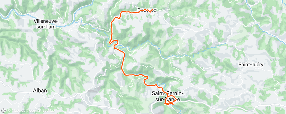 Carte de l'activité