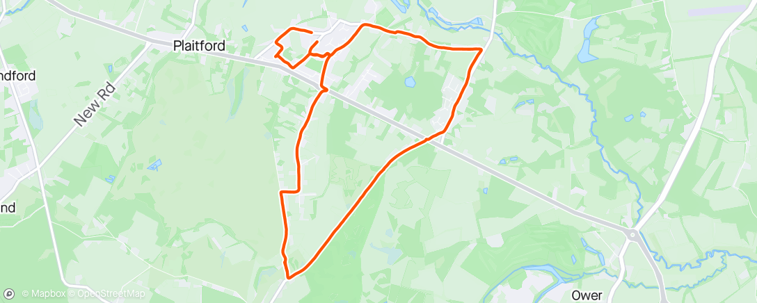 Map of the activity, Ride with my boys