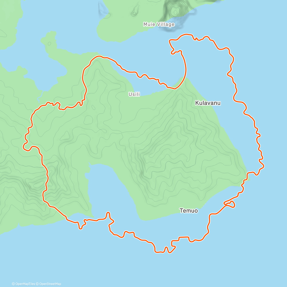 Map of the activity, Zwift - HWBTWTDWH on Sugar Cookie in Watopia