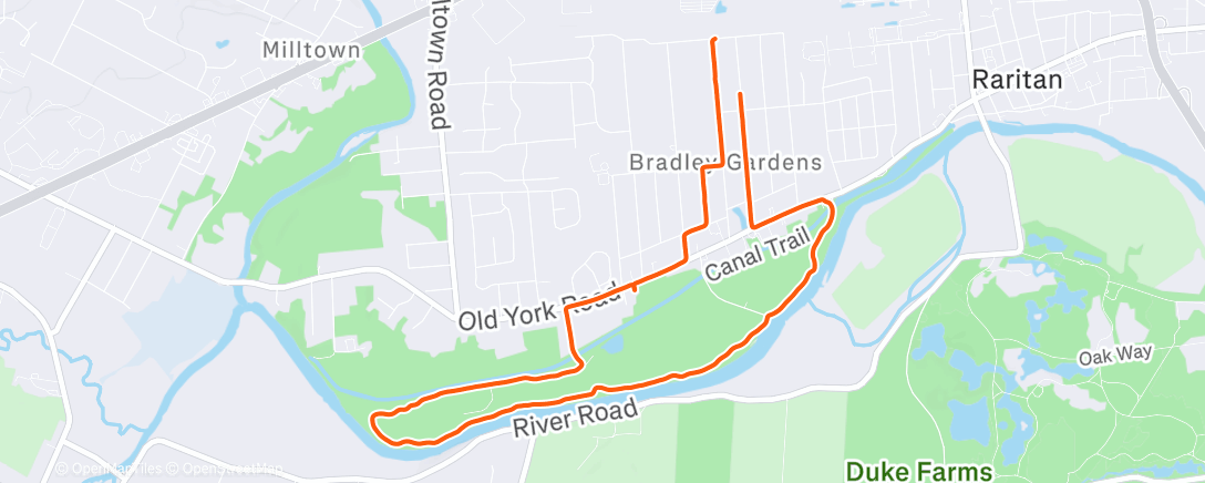 Map of the activity, Cold with a few very light flurries