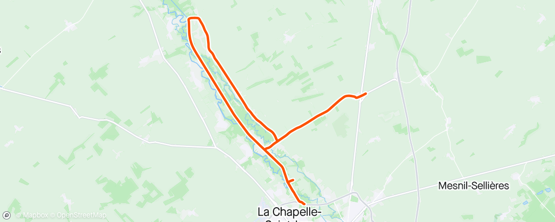 Map of the activity, Sortie route chez Patrick 😉