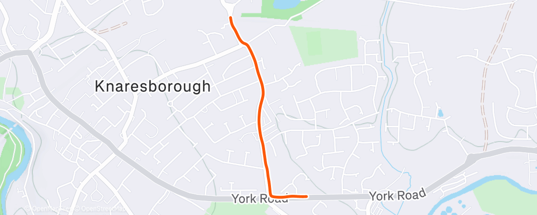 Map of the activity, Morning Walk