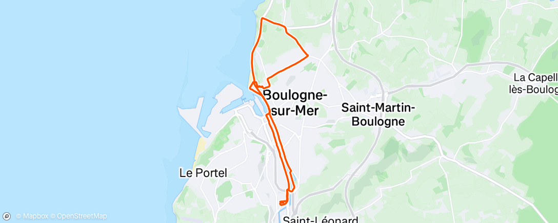 Map of the activity, Run du soir 🏃🏽🏃🏽