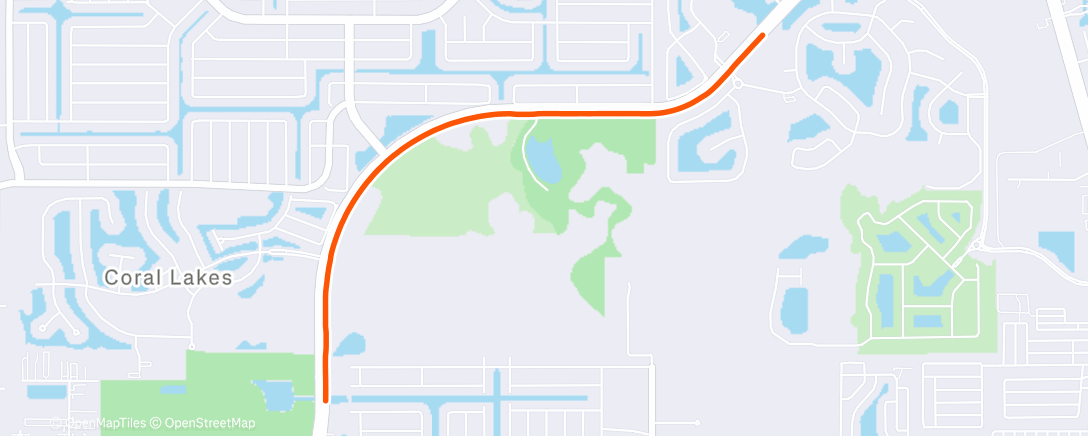 Карта физической активности (Afternoon Run)