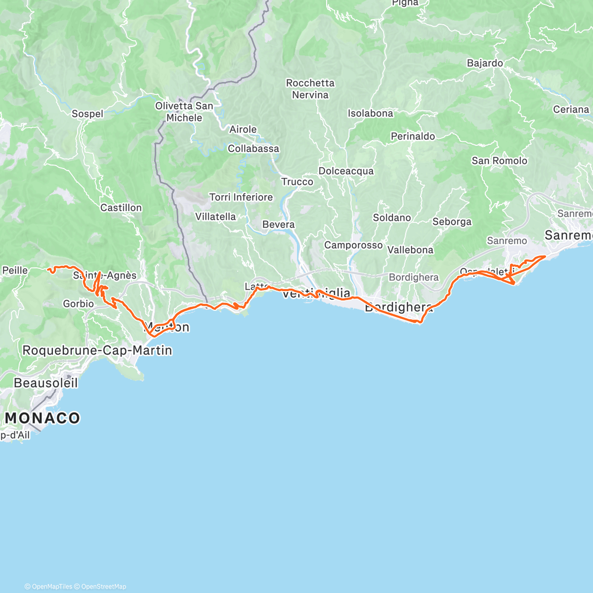 Map of the activity, SENTI MADONEEE