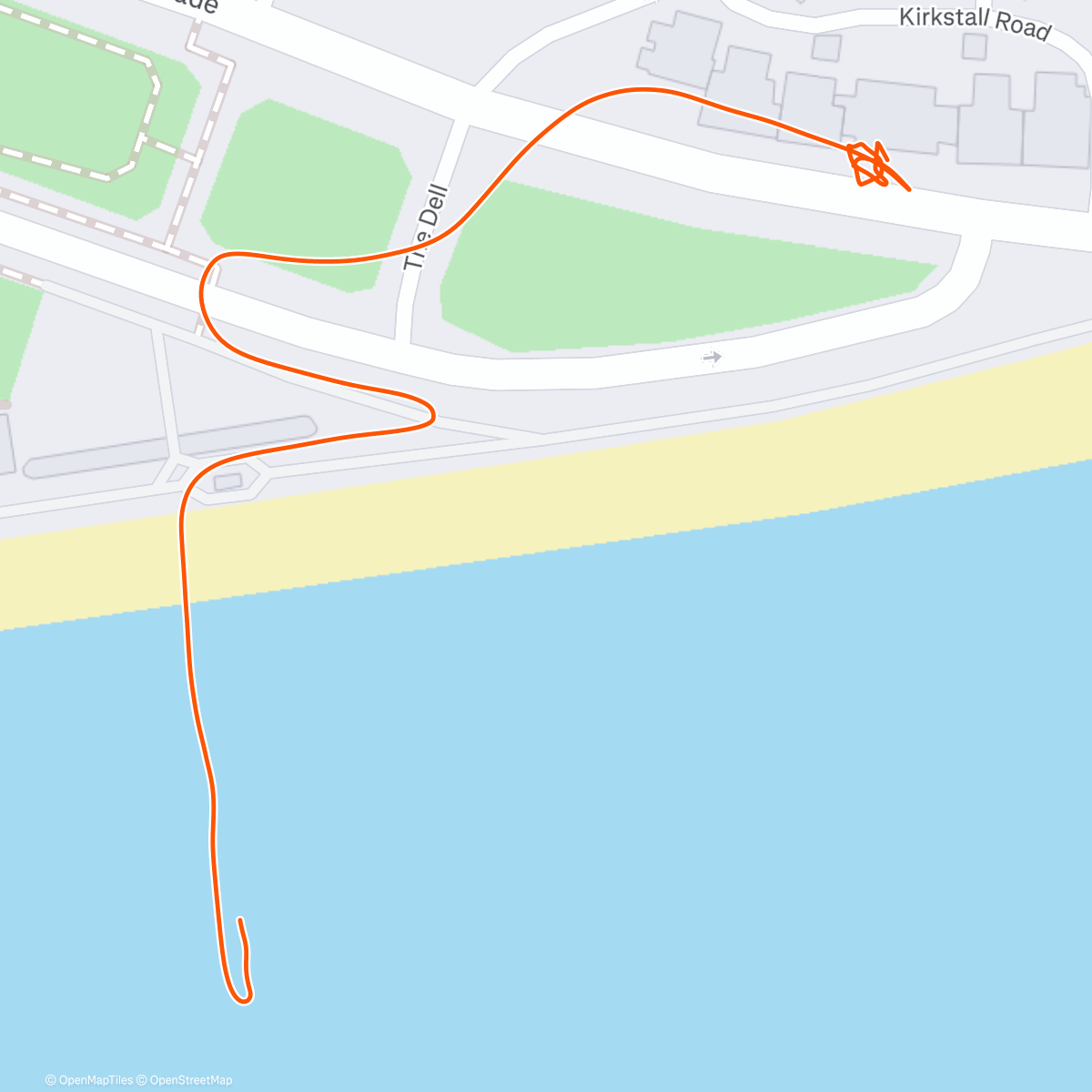 Map of the activity, 1 Minute in there! 🥶