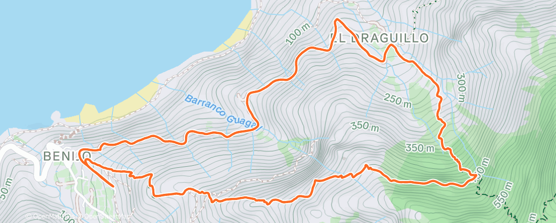 Карта физической активности (Morning Hike)