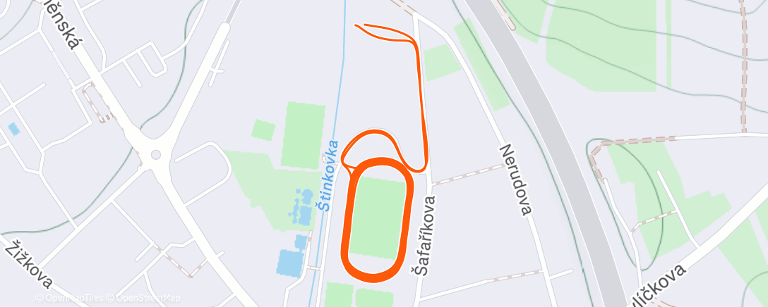 Map of the activity, 10x1000