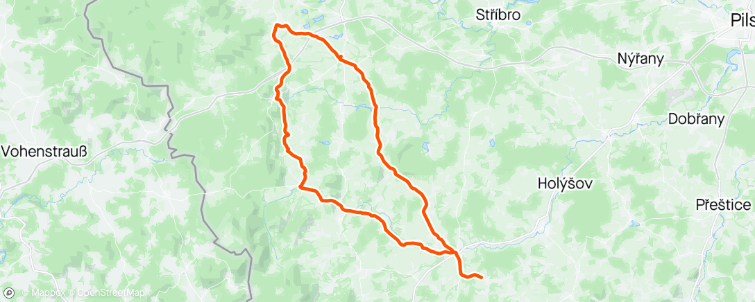 Map of the activity, Přimda