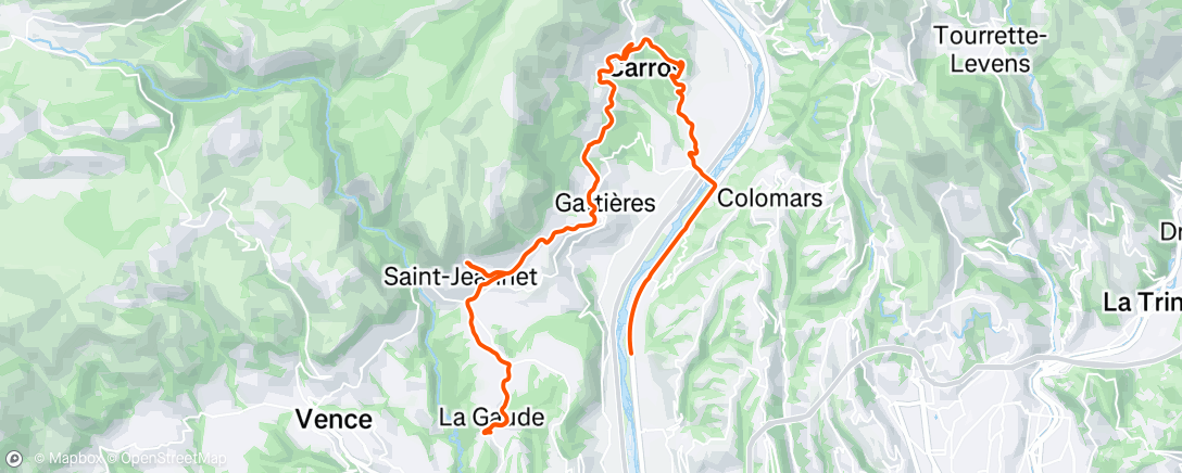 Mappa dell'attività Sortie vélo dans l'après-midi