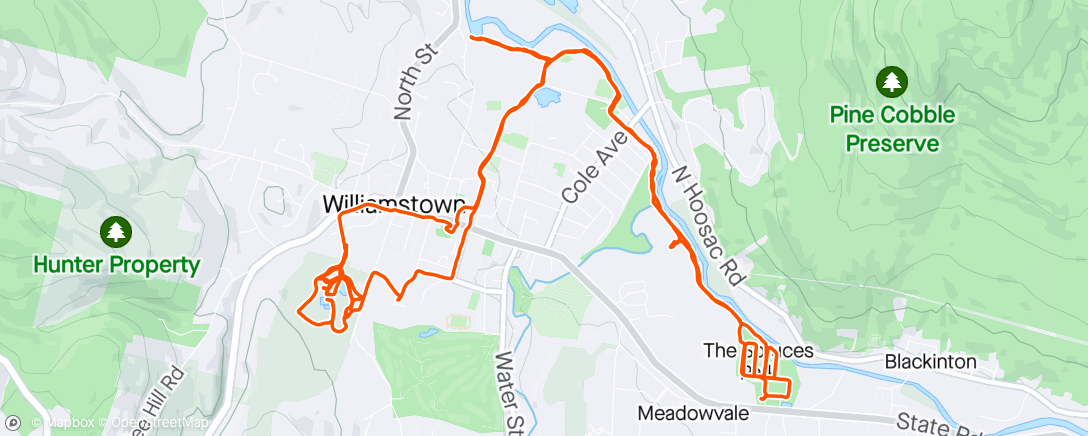 Map of the activity, Saturday afternoon ride with Paul.