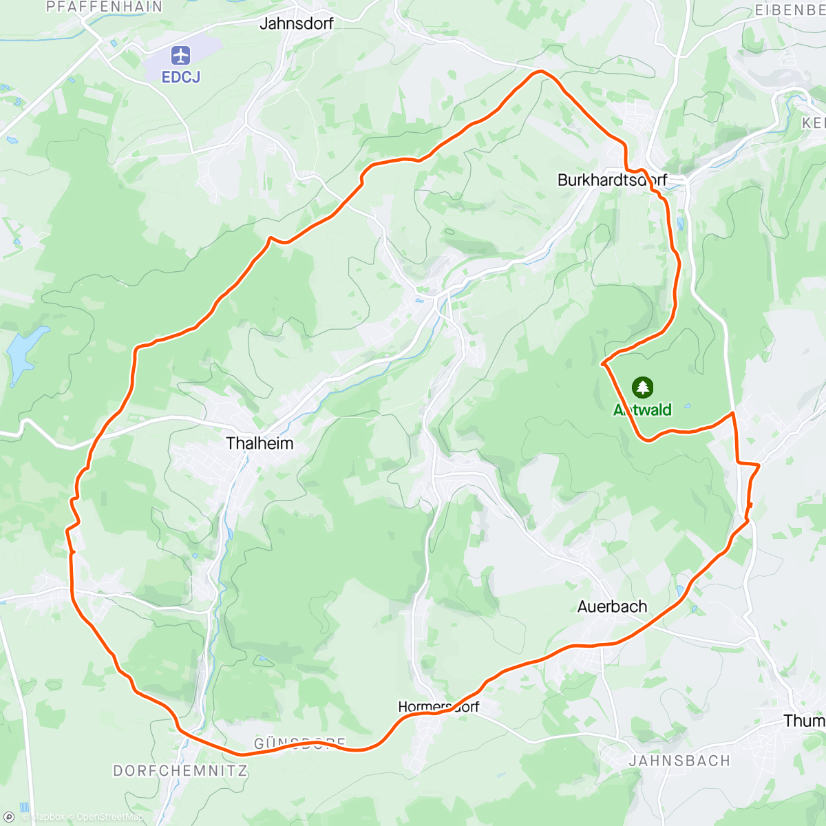 活动地图，Gravelrunde Erzgebirge 3.0 👍☀️🚲😉 - Kann man nur Empfehlen 👌🫶🙋‍♂️