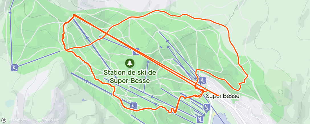 Mappa dell'attività Sortie VTT le midi