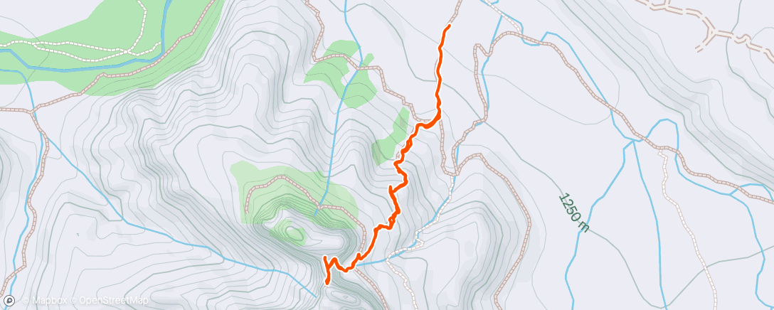 Map of the activity, Cathedral Rock