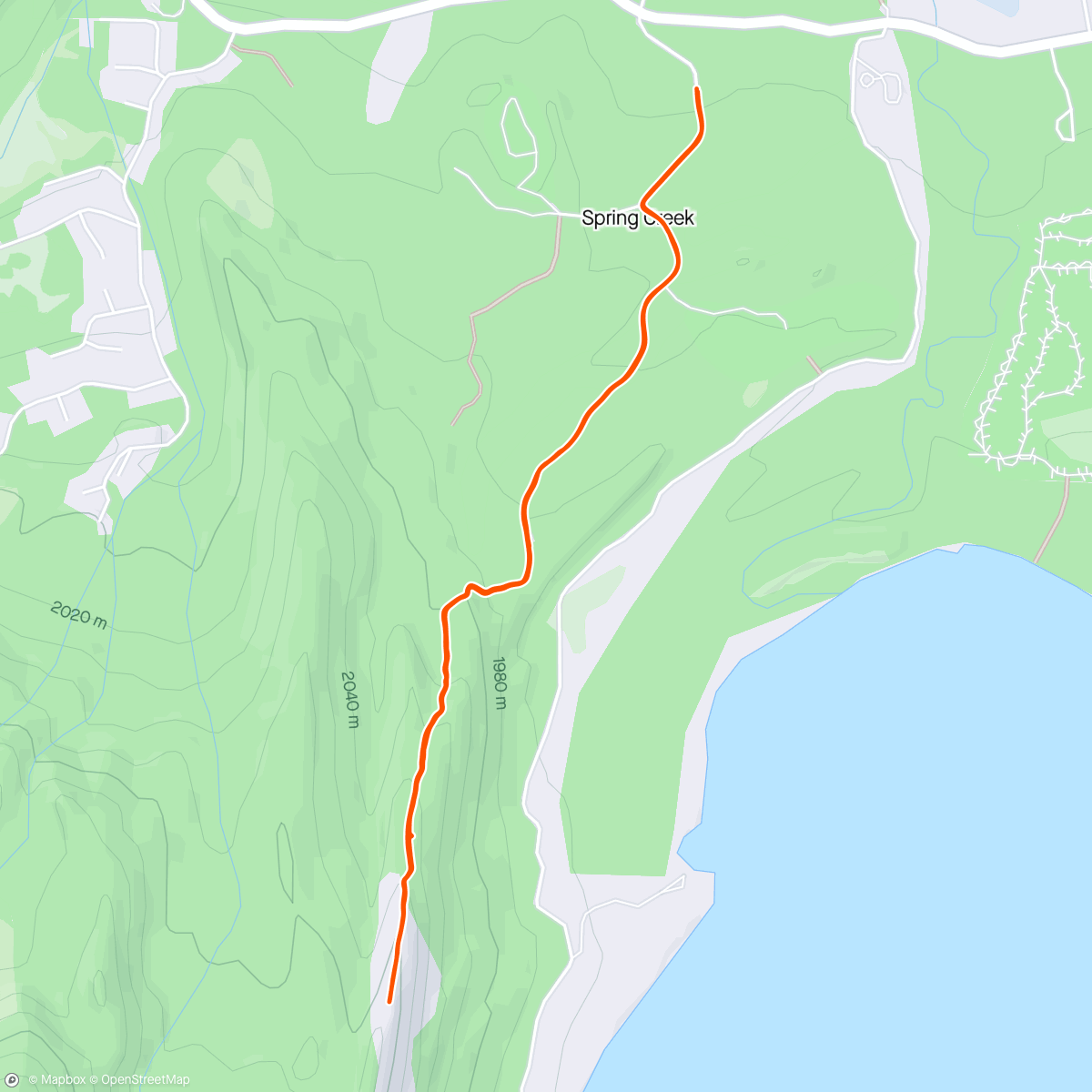 Map of the activity, USA - Lake Tahoe - Tallac Trailhead