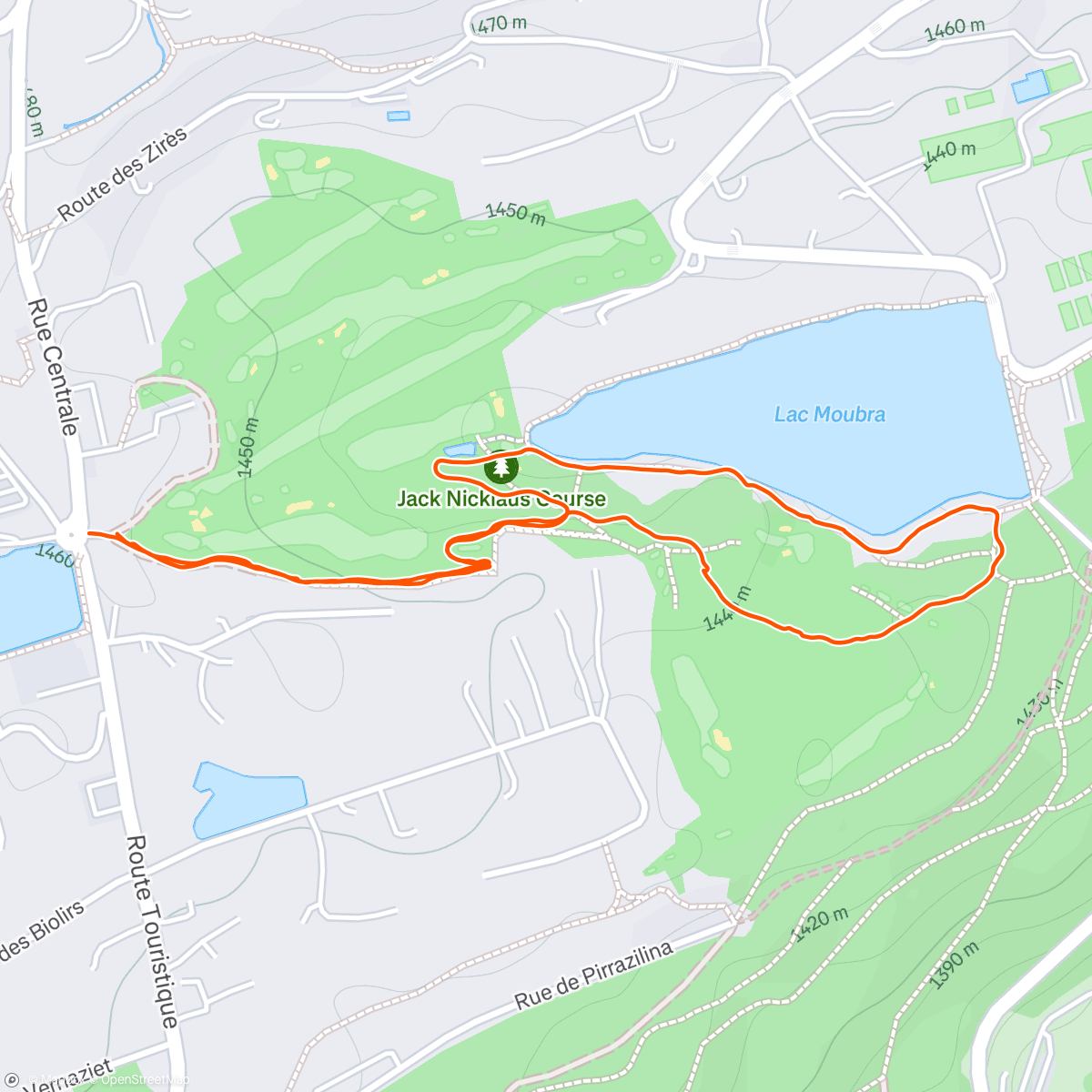 Map of the activity, Chemin des lanternes 🏮