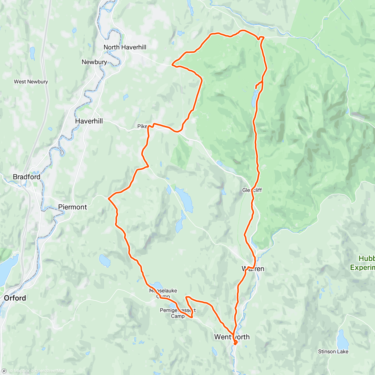 Map of the activity, Straight out of Hamilton Field