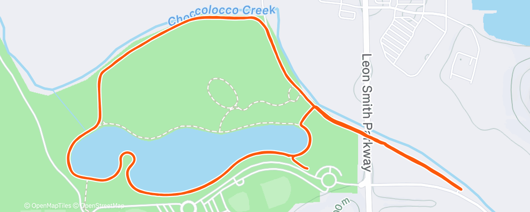 Map of the activity, Sprinkles on this morning run with Mike. Refreshing!