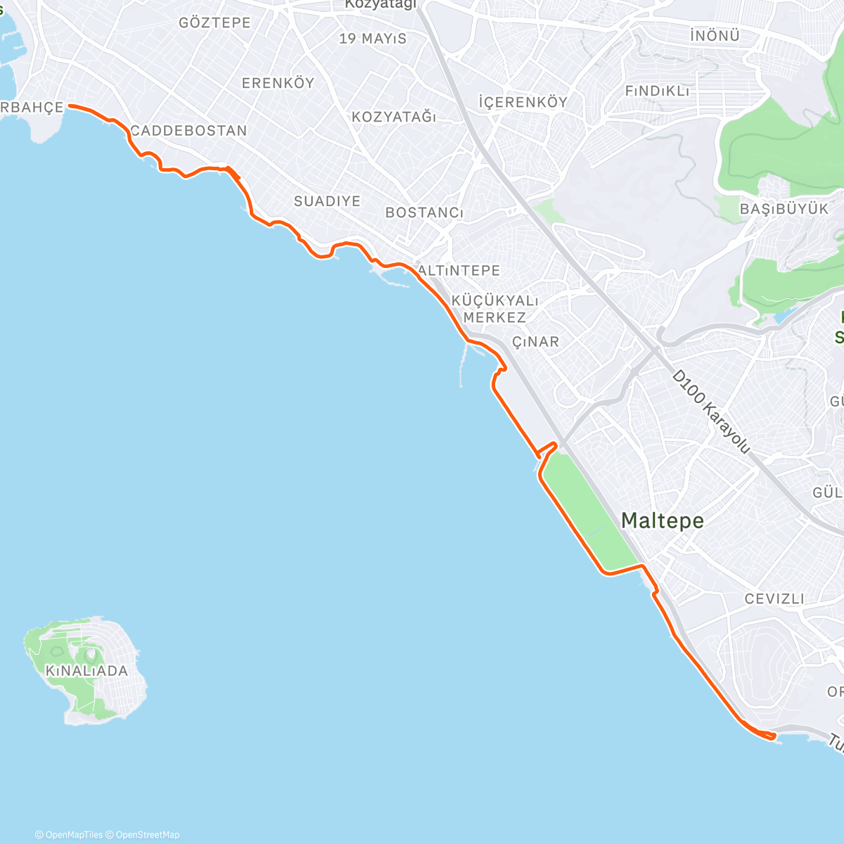 Map of the activity, Long Run ❄️