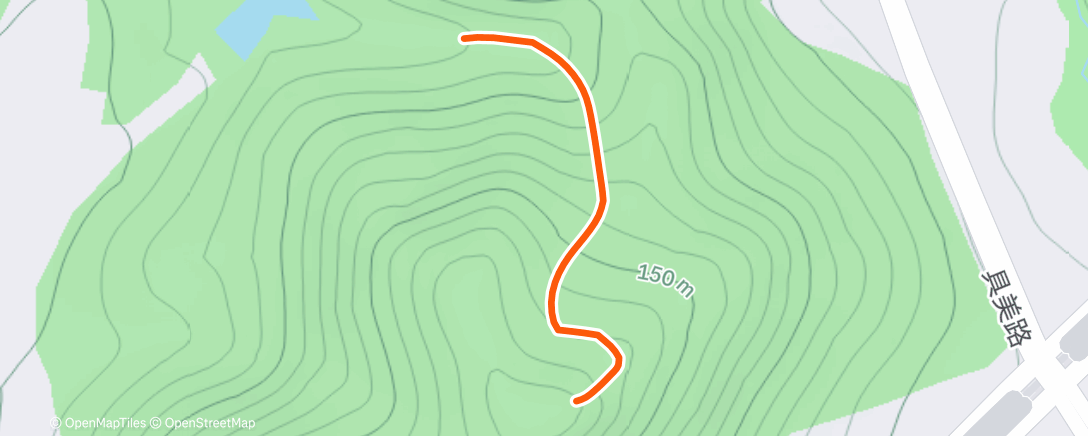 Map of the activity, 午后骑行