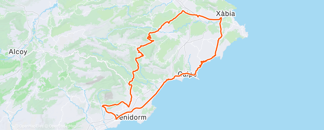 Carte de l'activité TC Altea 1