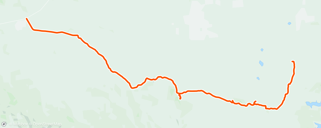 Map of the activity, Morning Gravel Ride