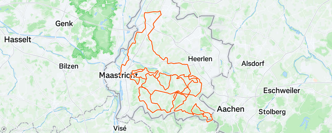 Map of the activity, Amstel Gold Race 🍺🏎️