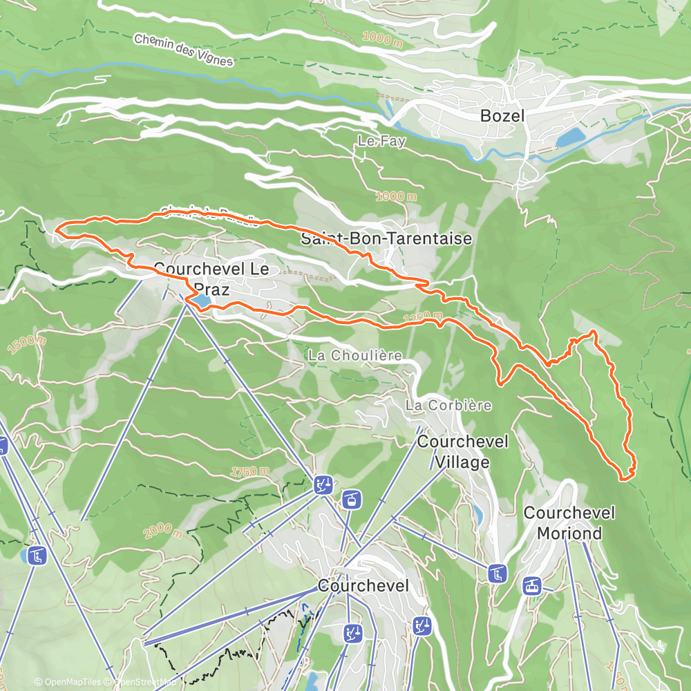 Map of the activity
