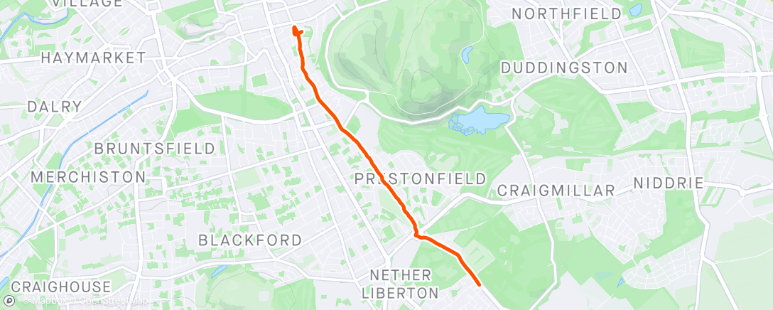 Map of the activity, Morning Ride to gym/work