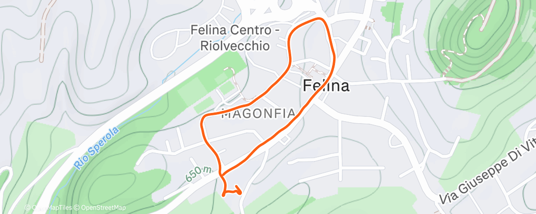Map of the activity, Passeggiatina 👫🏻