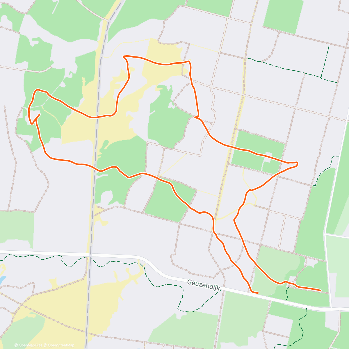 Map of the activity, Sylvester 5 days -#1