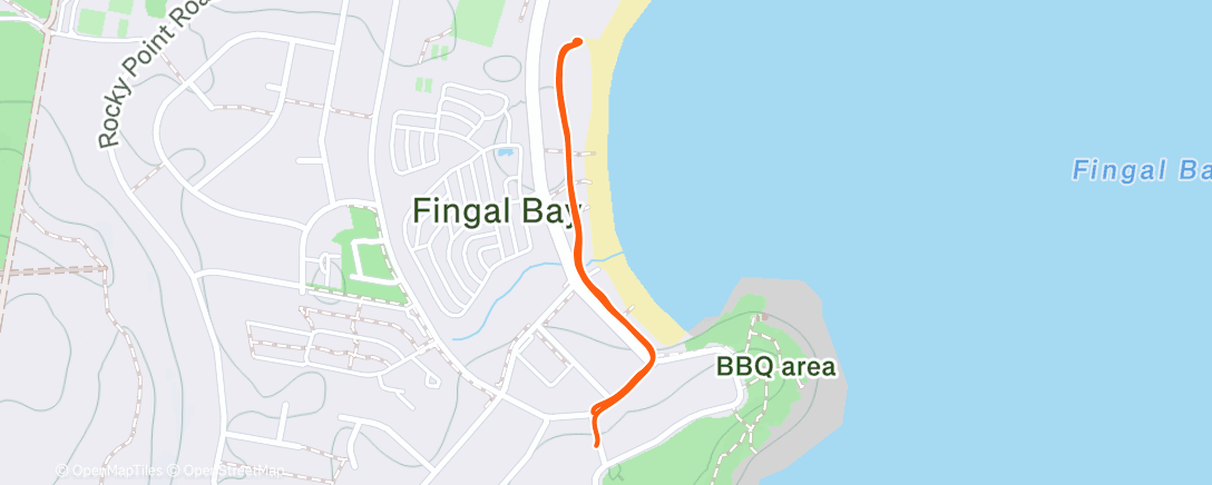 Карта физической активности (Afternoon Run)