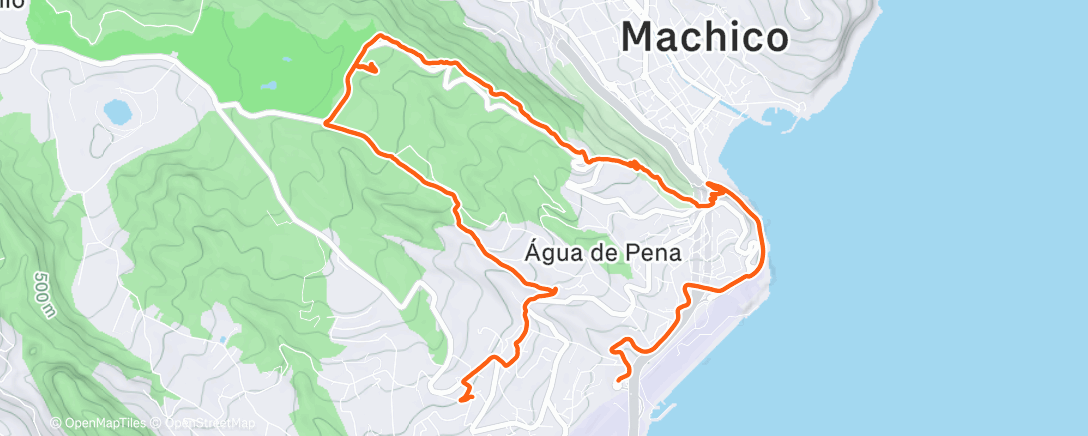 Map of the activity, 10K Trail