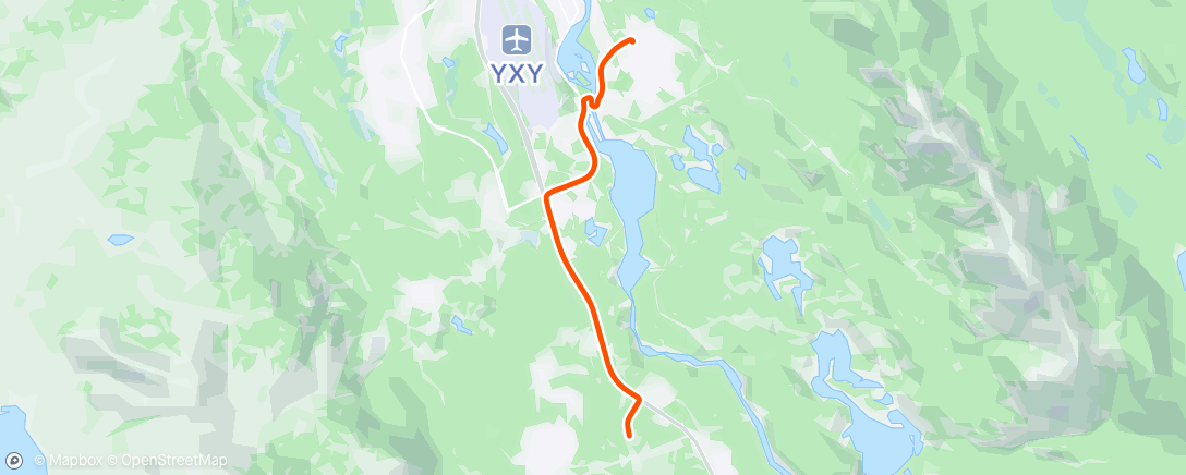 Map of the activity, Afternoon Ride