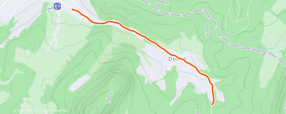 Карта физической активности (Lunch Trail Run)