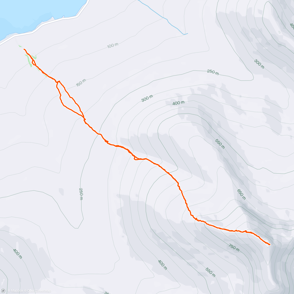 Map of the activity, Ben More