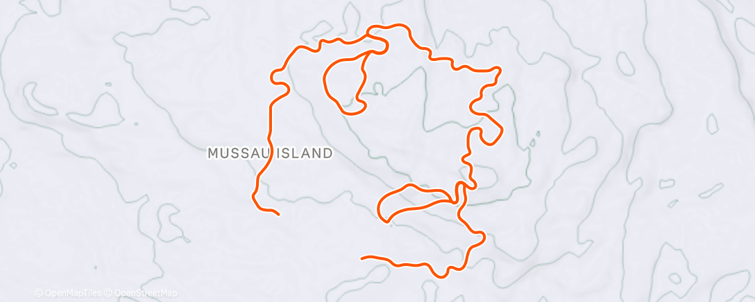 Map of the activity, Heat training