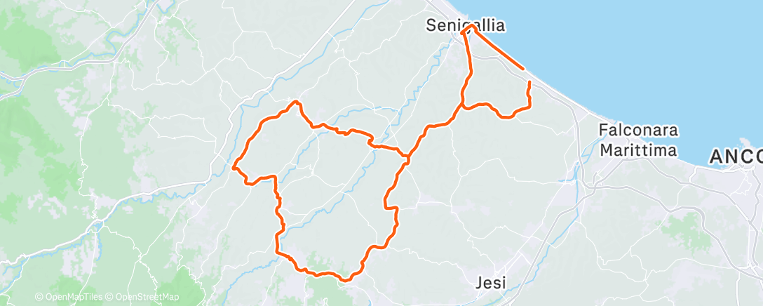 Карта физической активности (Pedalata mattutina)