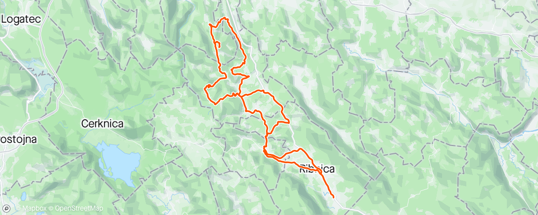 Map of the activity, Šlinge