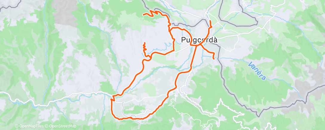Map of the activity, Morning Ride