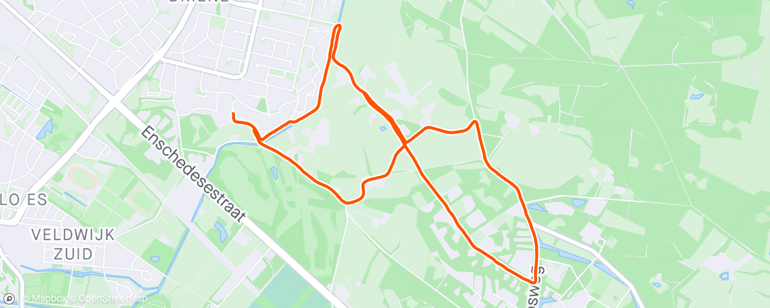 Map of the activity, Lunchrun 30’