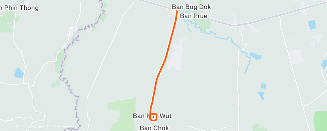 Map of the activity, Lunch Ride