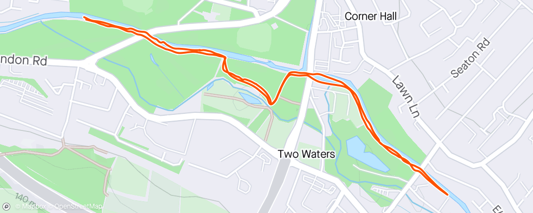 Map of the activity, Afternoon Walk 🐕 🚶‍♀️
