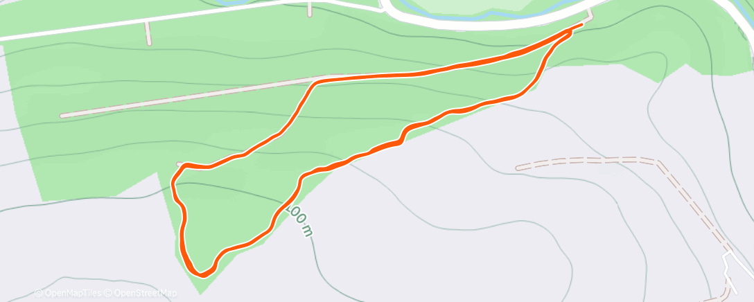 Map of the activity, Christmas quick run and present test