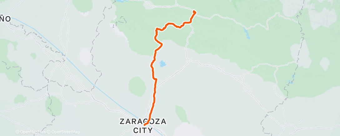 Map of the activity, Sabiñanigo | Zaragoza